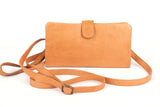 Slash Leather Wallet Clutch & Cross body bag