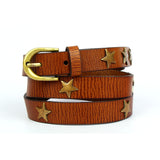 tan leather belt