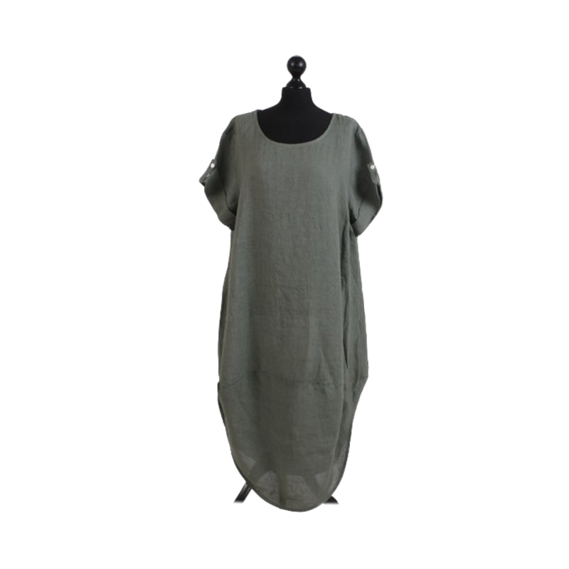 Buy Italian Linen Positano Dress - Jill Online