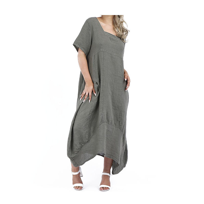 Buy Sophie Italian Plain Linen Dress Online | Wholesale Italian Linen Dress Store in Australia In Leatherz Buy Sophie Italian Plain Linen Dress Online | Wholesale Italian Linen Dress Store in Australia In Leatherz